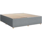  LED okvir za krevet s madracem Svjetlosiva 200 x 200 cm Tkanina | shoptok.hr