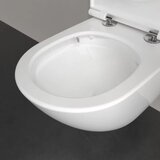 Villeroy Boch 4670T9R1 Universo Combi-Pack CeramicPlus TwistFlush viseča brezrobna WC školjka z WC desko s počasnim zapiranjem | Shoptok.si