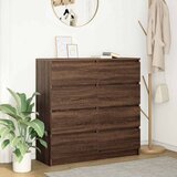 vidaXL Komoda boja smeđeg hrasta 100x35x99 cm konstruirano drvo Cijene