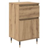 vidaXL Strani šal s predalom Umetni hrast 40 x 35 x 70 cm, (5000107425) | Shoptok.si