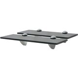 vidaXL Zidne police 2 kom staklene 30 x 10 cm 8 mm Cijene