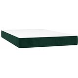 Box spring krevet s madracem tamnozeleni 120x200 cm baršunasti | shoptok.hr