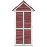  Vrtno spremište za alat boja kave 89x52,5x175 cm od borovine | shoptok.hr