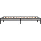  Okvir kreveta boja hrasta 90 x 190 cm konstruirano drvo i metal | shoptok.hr