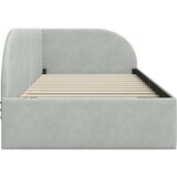 vidaXL kutni okvir kreveta svijetlo siva 80 cm x 200 cm tkanina | shoptok.hr