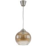 Brilagi LED luster na sajli GLASS 1xE27/60W/230V prečnik 18 cm srebrna/dimno-smeđa Cene