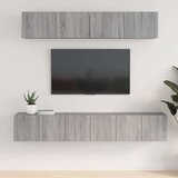  5-dijelni set TV ormarića sivog sonome konstruirano drvo | shoptok.hr