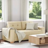  Dvosjed krem boje 180x77x82 cm, tkanina | Shoptok.si
