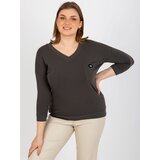 RELEVANCE Blouse-RV-BZ-8475.81-dark khaki | Shoptok.si