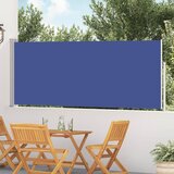  Uvlačiva bočna tenda za terasu 120 x 500 cm plava | shoptok.hr