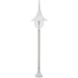 vidaXL vrtna stupna svjetiljka od aluminija E27 120 cm bijela | shoptok.hr