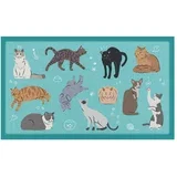 Otirač 40x70 cm Cats –