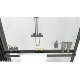 REA Bath REA vješalica za ručnike evo black polica za zidne tuš kabine | shoptok.hr