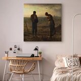  Slika - Jean-François Millet – The Angelus 80x80 Premium Print | shoptok.hr