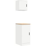 Garažni ormarići 2 kom bijeli od konstruiranog drva | shoptok.hr