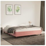  Posteljni okvir roza 180x200 cm žamet | Shoptok.si