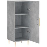  Komoda siva boja betona 34 5x34x90 cm od konstruiranog drva | shoptok.hr