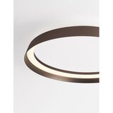 Nova Luce Rjava aluminijasta LED zatemnitvena stropna svetilka Ormi – | Shoptok.si