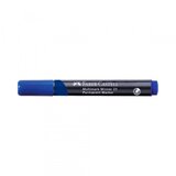 Faber-Castell Faber-Castell: trajni marker plave boje s alkoholnom tintom, zaobljenim vrhom | shoptok.hr