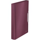 MAPA ZA KUĆNI BUDŽET 6 PREGRADA S GUMICOM PP STYLE LEITZ 39570028 BORDO | shoptok.hr