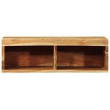  Zidni TV ormarić 60x30x19 cm puno drvo bagrem | shoptok.hr