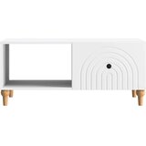  Kava Stol Bijela 90 x 50 x 40 cm Konstruirano drvo | Shoptok.si