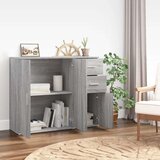  Komoda siva sonoma 91x29,5x75 cm inženirski les | Shoptok.si
