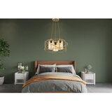 Opviq Dratkruh Glass - Gold, Yellow GoldYellow Chandelier Cene