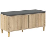 Klupa za hodnik s jastukom Sonoma hrast 60 x 38 x 46 cm | shoptok.hr