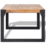  Stolić za Kavu od Masivnog Bagremovog Drveta 100x60x45 cm | shoptok.hr