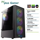 PCPLUS Gamer Ryzen 5 8400F 16GB 1TB RTX 5060 8GB gaming namizni računalnik | Shoptok.si