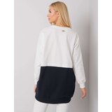 RUE PARIS Sweatshirt-RV-BL-7197.89P-white-navy blue | Shoptok.si