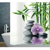 Diaqua Tekstilna kopalniška zavesa Spa (Š x V: 120 x 200 cm, Večbarvna) Cene