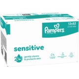 Pampers Sensitive vlažne maramice, 12x52 kom | shoptok.hr
