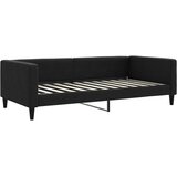  Dnevni krevet crni 100 x 200 cm od tkanine | shoptok.hr