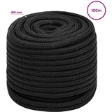  Višenamjensko pomoćno uže 18 mm 100 m Crna PP | shoptok.hr