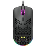 Canyon CANYON,Gaming Mouse with 7 programmable buttons, Pixart 3519 optical sensor, 4 levels of DPI and up to 4200, 5 million times key life, 1.65m Ultraweave cable, UPE feet and colorful RGB lights, Black, size:128.5x67x37.5mm, 105g | shoptok.hr