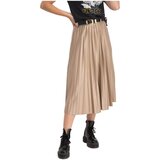 Vila Krila Nitban Midi Skirt - Sand Shell Bež | Shoptok.si