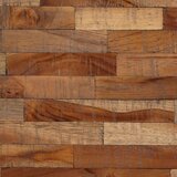 vidaXL klubska mizica okrogla Ø55x40 cm trdna predelana tikovina | Shoptok.si