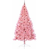  Umjetno predsvijetljeno božićno drvce Ružičasta 240 cm PVC | shoptok.hr