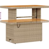  9-dijelni set vrtne sofe s jastučićima bež poli ratan acacia | shoptok.hr