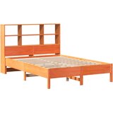 vidaXL Krevet s regalom za knjige bez madraca 140x200 cm od borovine | shoptok.hr