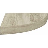  Plutajuća kutna polica boja hrasta 25 x 25 x 3,8 cm MDF | shoptok.hr