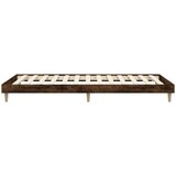  Okvir kreveta bez madraca dimljena boja hrasta 90x200 cm drveni | shoptok.hr