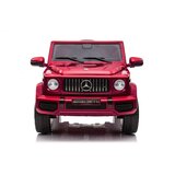 Džip Mercedes AMG G63L Licencirani Džip na akumulator sa kožnim sedištem i mekim gumama - Crveni Cene