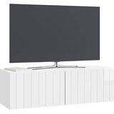 TV ormar za zid 98 x 31 x 30 cm Bijela visokog sjaja | shoptok.hr