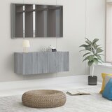 vidaXL TV omarica siva sonoma 80x30x30 cm konstruiran les Cene