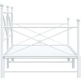  Krevet na rasklapanje bez madraca bijeli 100x190 cm čelik | shoptok.hr