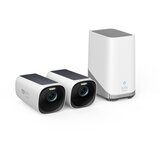 Eufy Cam S330 Odnosno izbirno 2x v z zunanjost 4K, IR osvetlitev, solarno napajanje, IP67 vključenim HomeBase | Shoptok.si