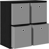  Kreveta s ladicama Crni hrast 68,5 x 32 x 67 cm | shoptok.hr